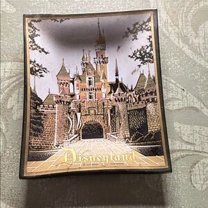 Disneyland Castle Decorative Wall Art - Gold & Brown